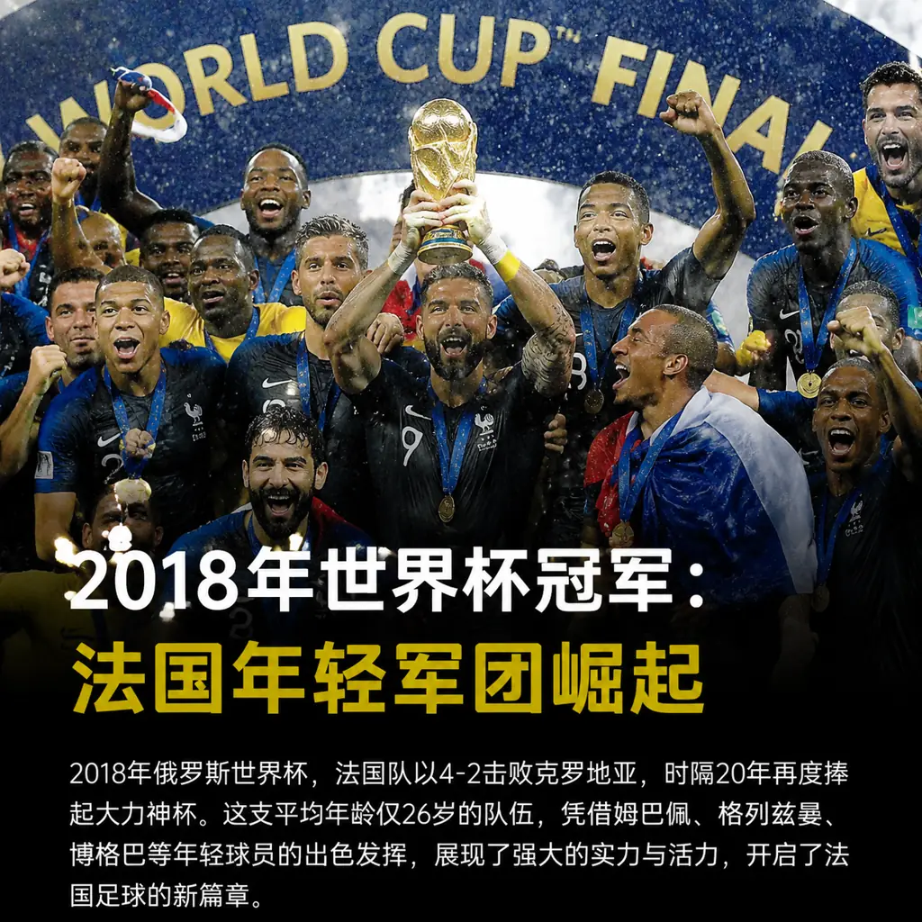 2018年世界杯冠军：法国年轻军团崛起